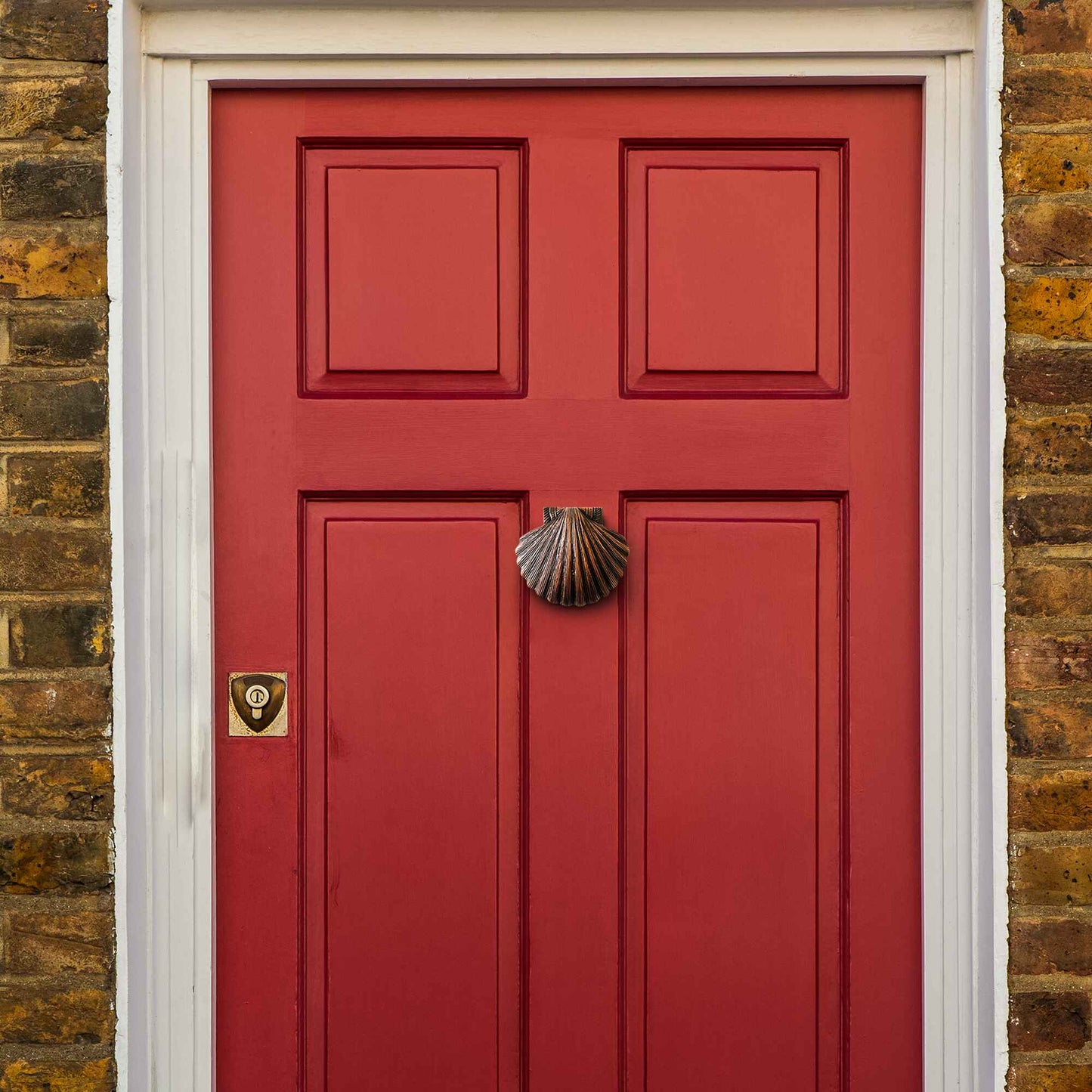 Elevate Your Home with Unique Decor, See Shell Knocker Brass Decor for Your Doors, Improve Your Home with Style.